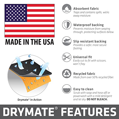 Garage Floor Mat 20' x 7'4" (7'4" x 20' (Rectangular) / Charcoal)