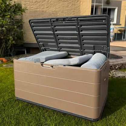 110 Gallon Pro Resin Deck Box (Brown / 110 Gallon)