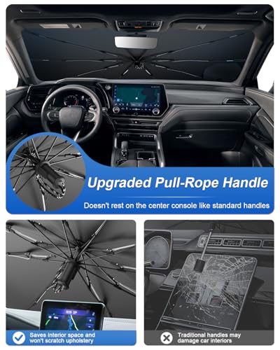 for 2026 Lexus TX 350 Car Windshield Sun Shade Umbrella (2025 2026 TX 350/500h/550h+)