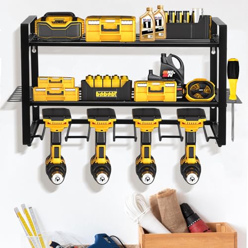 Power Tool Organizer Wall Mount (2 Pack-3 Tire)
