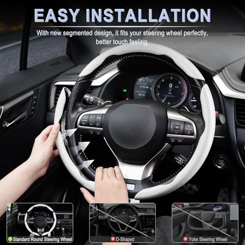 3pcs Carbon Fiber Anti (White / Universal (3pcs))