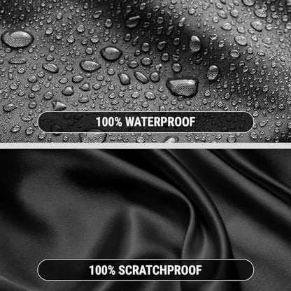 Car Cover Waterproof All Weather for 1985 (58. Somerset 1985-1988 / Black / Gray (Stripe))
