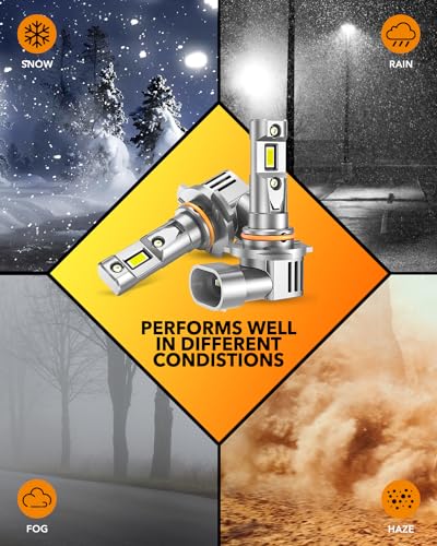 9005 HB3 LED Bulbs 40000LM 900% Ultra (6500K White / 9005/HB3)