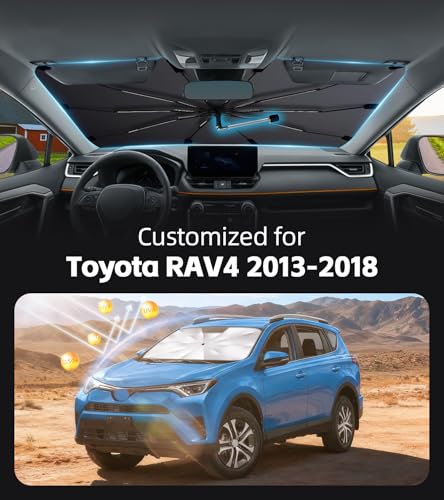 Windshield Sun Shade for Toyota RAV4 2013 (for Toyota RAV4 2013-2018)