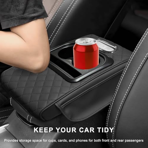 Car Center Console Cover (Black)