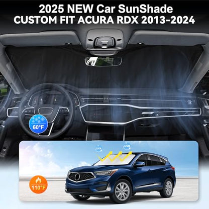 Windshield Sunshade for Acura RDX 2013 2019 (for Acura RDX 2013-2025)