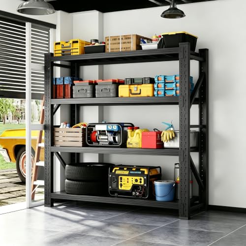 Metal Storage Rack (Black / 47.3"*23.7"*78.7")