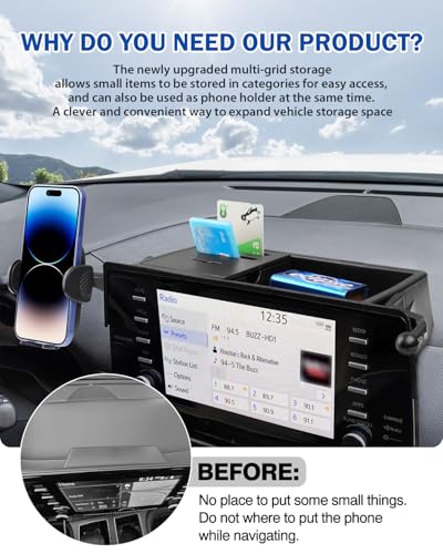 Car Phone Holder for 2021 (Auto-Look+Organizer / Toyota Sienna 2021-2024)