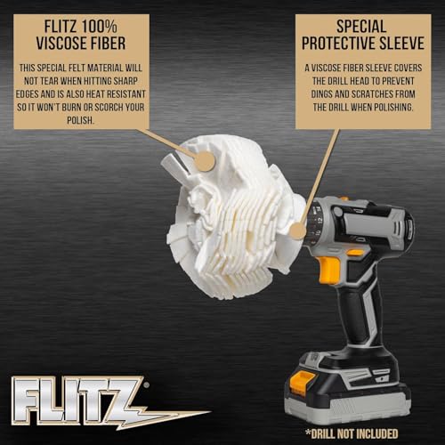 Buff Ball w 1.76oz Metal Polish Paste (5 Inch)