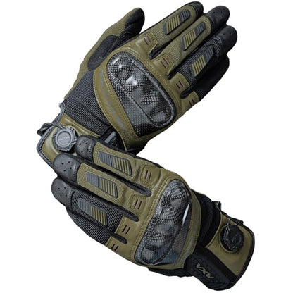 High Protection Motorcycle Gloves for Men (XX-Large / Green)