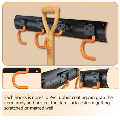 12×16" All Metal Garden Tool Organizer (12×16 Inch)