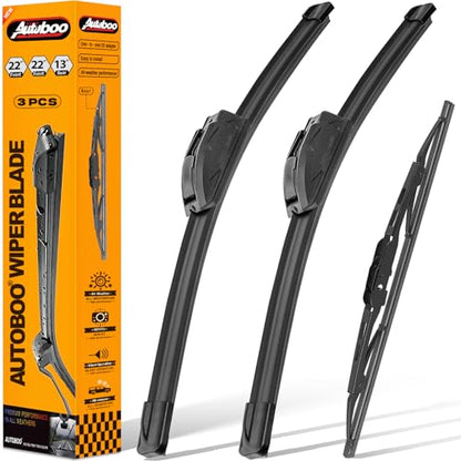 Windshield Wiper Blade Replacement for Chevy Tahoe Suburban Yukon (22"+22"+13A")