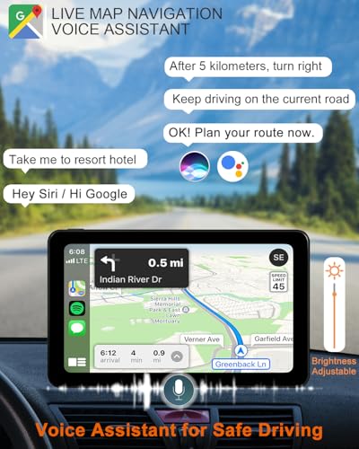 Wireless CarPlay Screen Android Auto for Car