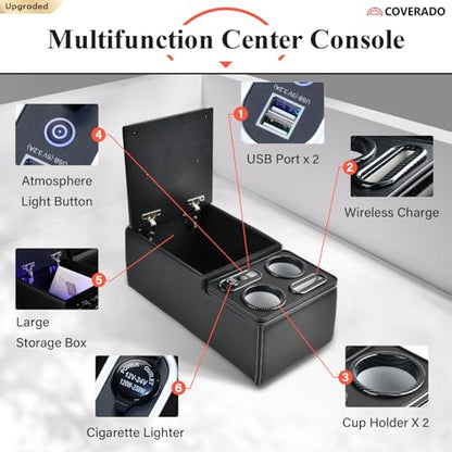 Car Center Console (Black / Update)