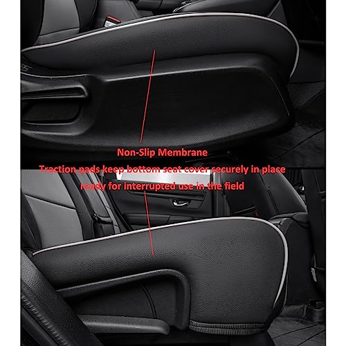 Custom Seat Covers for KIA Sportage LX 2023 (Black/Gray / 2023-2026 Sportage LX (No Hybrid ))