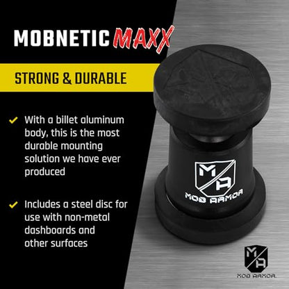 MobNetic Maxx Magnetic Car Phone Holder Mount (Multicolor)