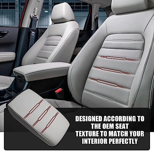 Armrest Cover for 2023+ Honda CR (11) 23+ |CR-V| Gray/Gray Stitching, Regular)