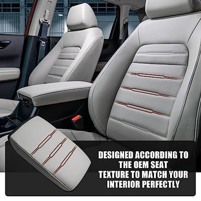 Armrest Cover for 2023+ Honda CR (11) 23+ |CR-V| Gray/Gray Stitching, Regular)