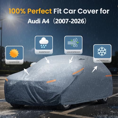 Waterproof Audi A4 (Sedan Car Cover / Custom Fit Audi A4)