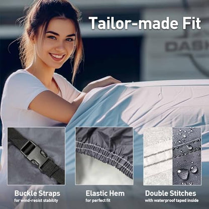 DaShield Ultimum Series Car Cover for Cadillac CTS 2003 (fits Cadillac CTS 2003-2015 Upgraded Material)