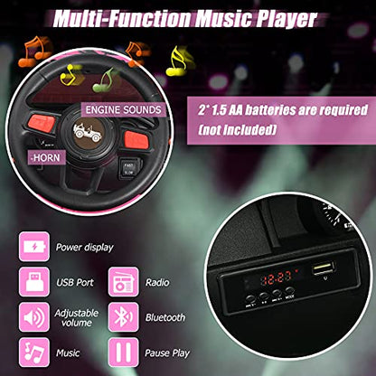 Ride on Car Truck with 2.4G Remote Control (Pink)