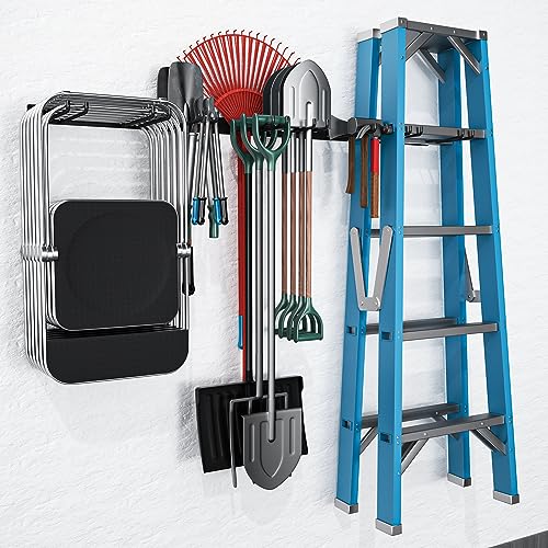 Folding Chair Storage Rack Wall Mount (16.5 Inch（4 Pack）)