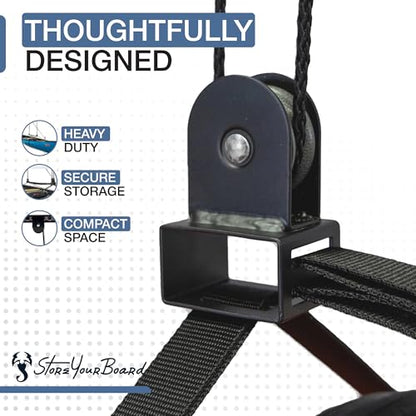 Ladder Storage Ceiling Pulley System (8 ft - 10 ft Ceiling)