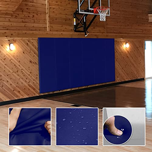4 Pack Wall Paddings 2" Thick Foam Paddings (60" x 20" x 2" / 4 PACK / BLUE)