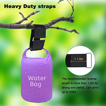 2"x16ft Reusable Cinch Strap with 10 Metal Buckles (2in x 16ft Black)