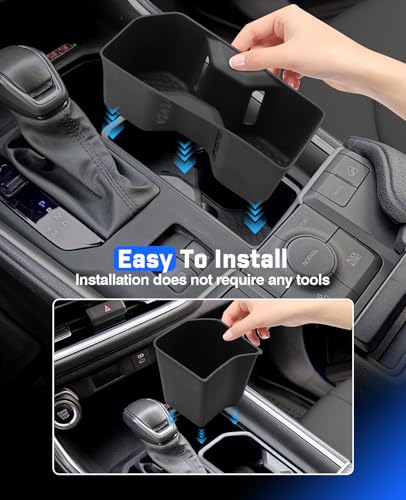 Cup Holder Inserts for 2024 2025 2026 Toyota Grand Highlander Accessories (2024-2026 Toyota Grand Highlander)