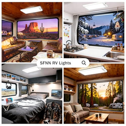 4 Pack 12 in RV LED Interior Lights (White / 4 pack)