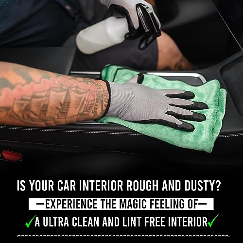 Paks Edgeless Microfiber Towels for Cars (16 x 16 Inch)