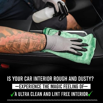 Paks Edgeless Microfiber Towels for Cars (16 x 16 Inch)
