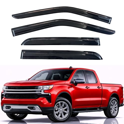 Rain Guards for 2019 (2019-2026 Silverado/Sierra 1500 Double Cab)