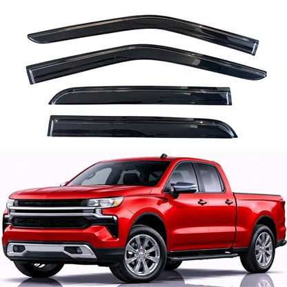 Rain Guards for 2019 (2019-2026 Silverado/Sierra 1500 Double Cab)