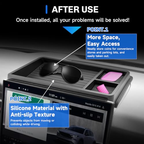 for 2026 Mazda CX5 Dashboard Organizer Tray [Only for Basic 12.9
