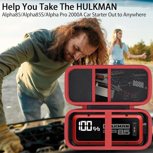 Hard Case for HULKMAN Alpha85 (Black+Red / for Alpha85/85S/Pro)