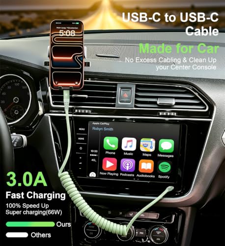 USB C to C Cable 6FT (6FT / Green)