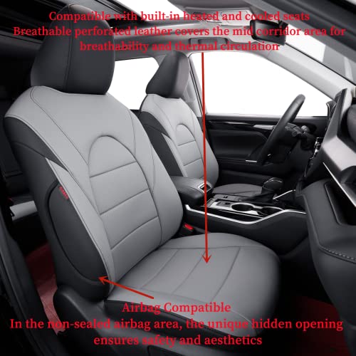 Car Seat Covers for Toyota 2012 (Leatherette(Black/Gray) / 2012-2017 Hybrid)