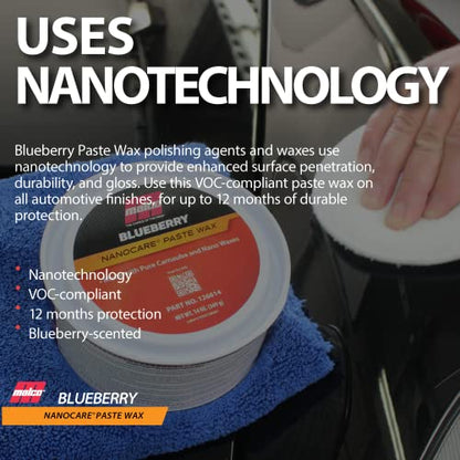 Nano Care Blueberry Paste Wax for Fiberglass and Gel Coat