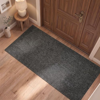 2x4 Indoor Outdoor Door Mat (Black / 2' x 4' (Mat))