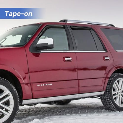 Window Visors Rain Guards for 1997 (1997-2017 Ford Expedition)