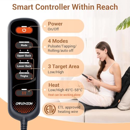 Back Massager with Heat (Black)