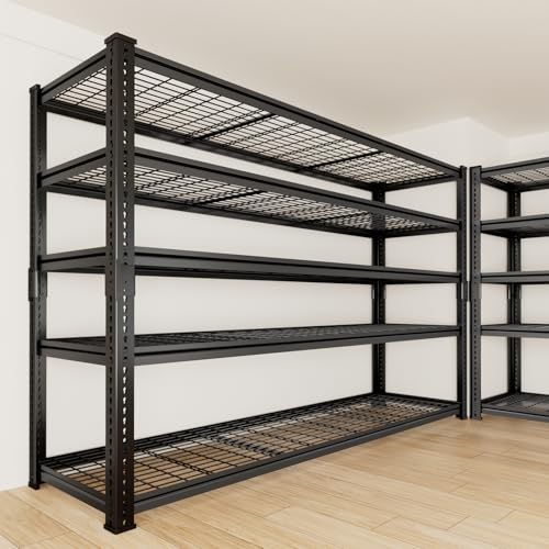 Garage Shelving (5 Tier 60"W x 24"D x 78"H)