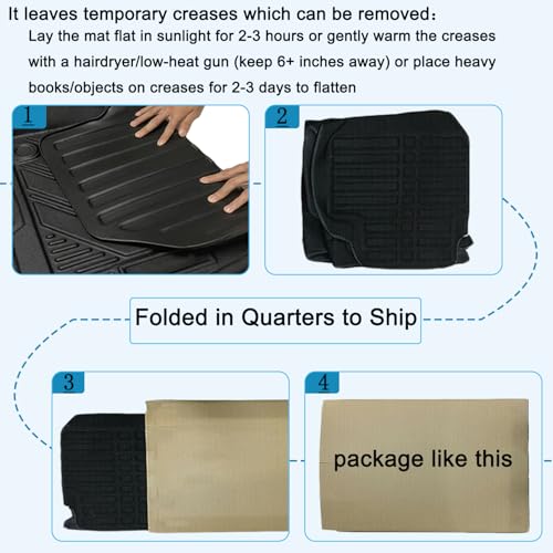 All Weather TPO Cargo Liner Trunk Mat Custom (For 2013-2018 Toyota RAV4 Cargo Mat)