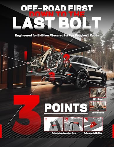 Bike Rack Hitch Mount (Tire Clamp 2-Bike Rack with Ramp)