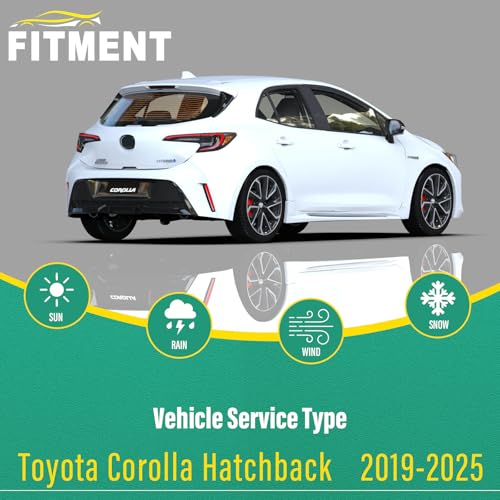 Windshield Wiper Blades Replacement for Toyota Corolla Hatchback 2019 (28" 14" 12")