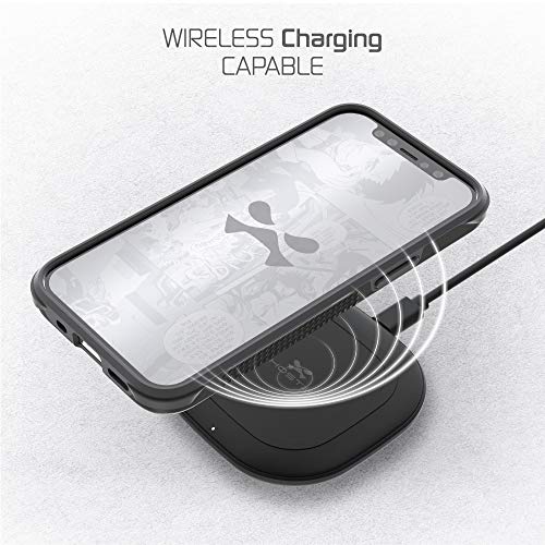 Exec Magnetic Wallet Designed for iPhone 12 mini Case with Card Holder Pocket Easily Removable for Wireless Charging Built (iPhone 12 mini / Black)