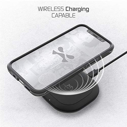 Exec Magnetic Wallet Designed for iPhone 12 mini Case with Card Holder Pocket Easily Removable for Wireless Charging Built (iPhone 12 mini / Black)