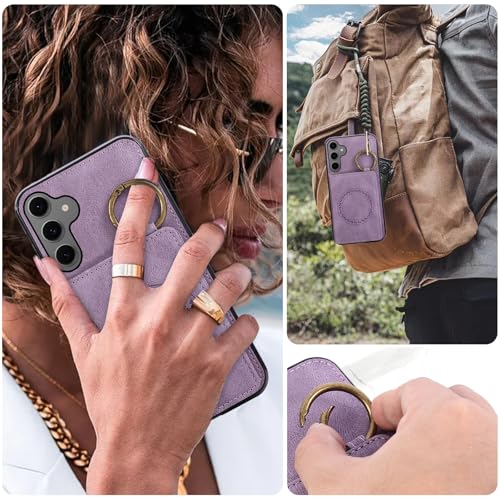 Compatible with Samsung Galaxy S24 Plus (Purple / for S25 Plus)
